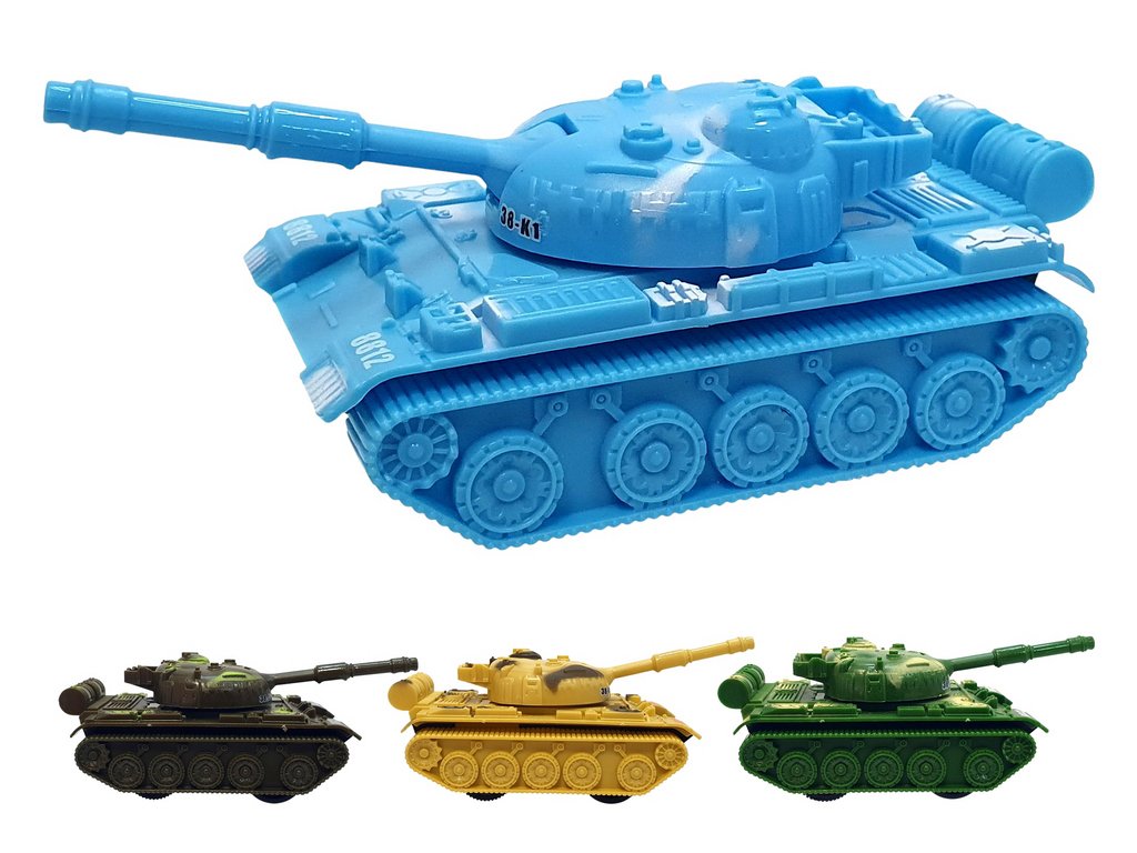 Mini friction army tank